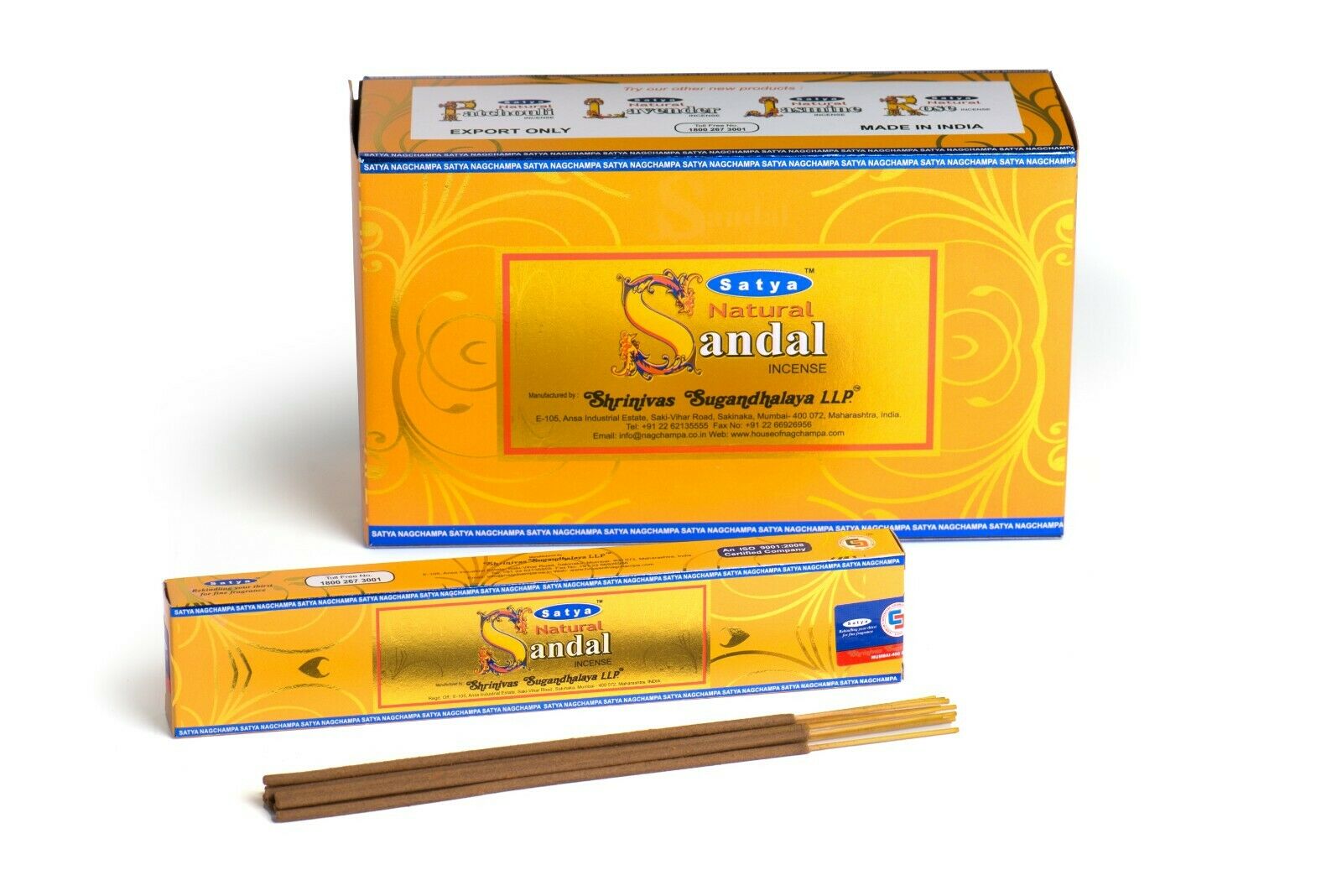 Satya Incense Sticks Choice of 82