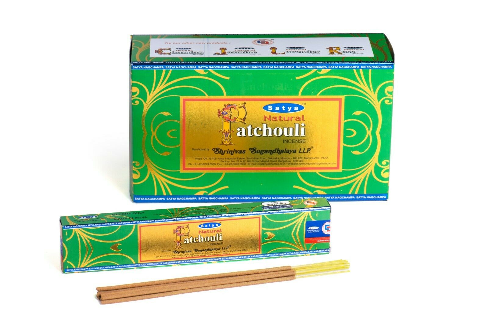 Satya Incense Sticks Choice of 82