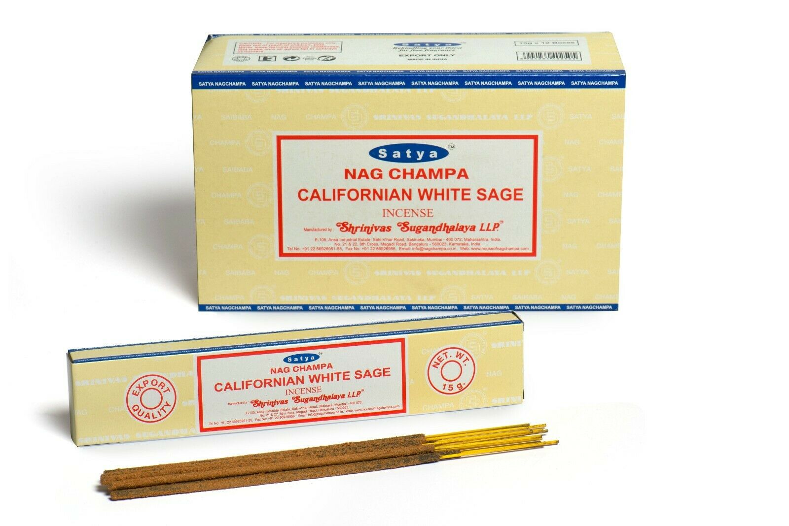 Satya Incense Sticks Choice of 82