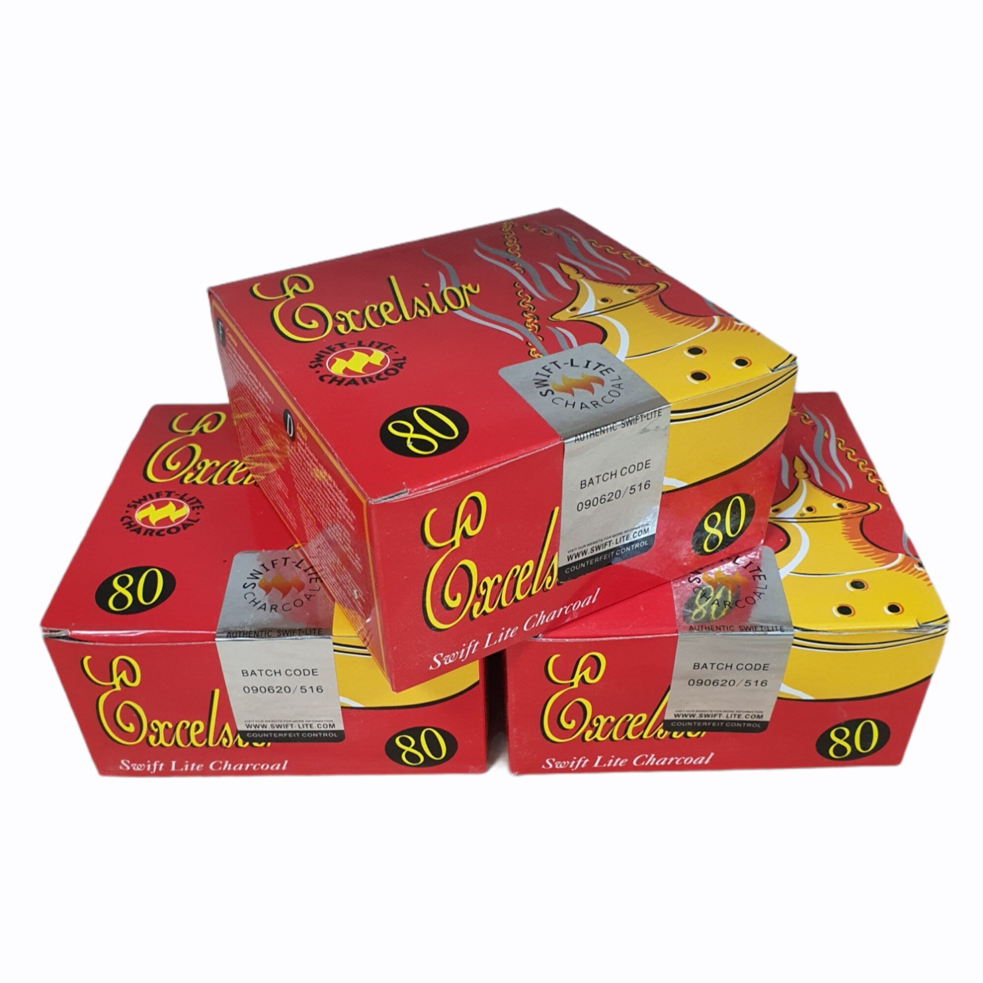 Charcoal Discs - Excelsior Swift-Lite 80 Discs (Charcoal Tablets)
