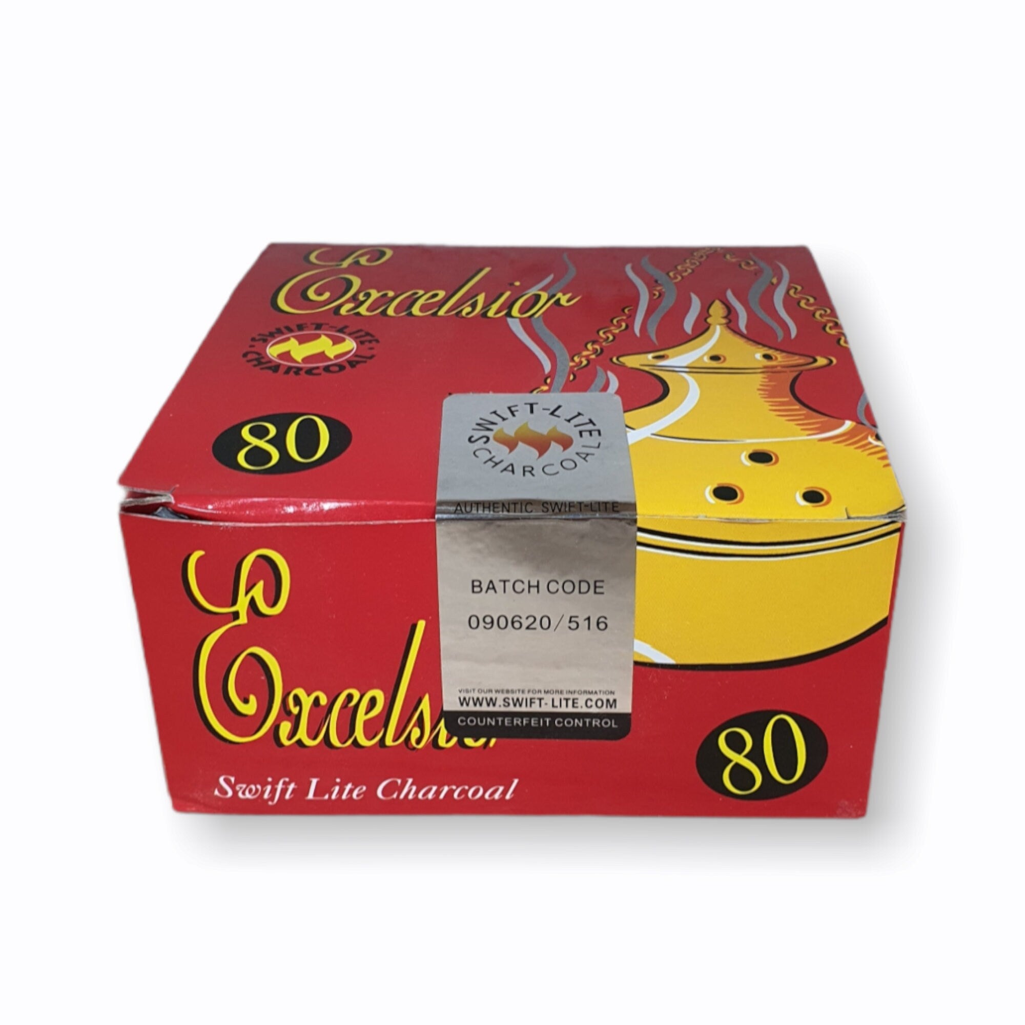 Charcoal Discs - Excelsior Swift-Lite 80 Discs (Charcoal Tablets)