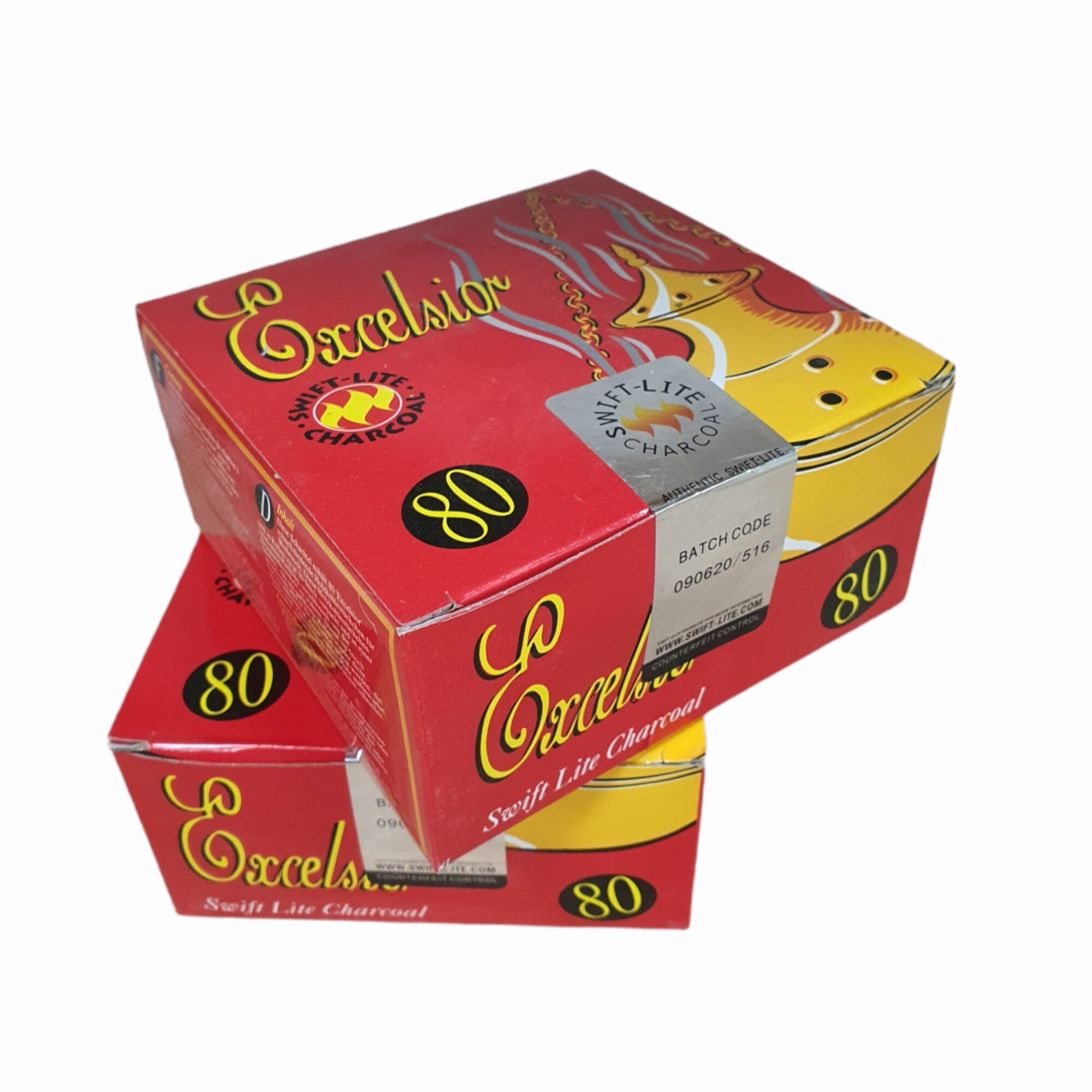 Charcoal Discs - Excelsior Swift-Lite 80 Discs (Charcoal Tablets)