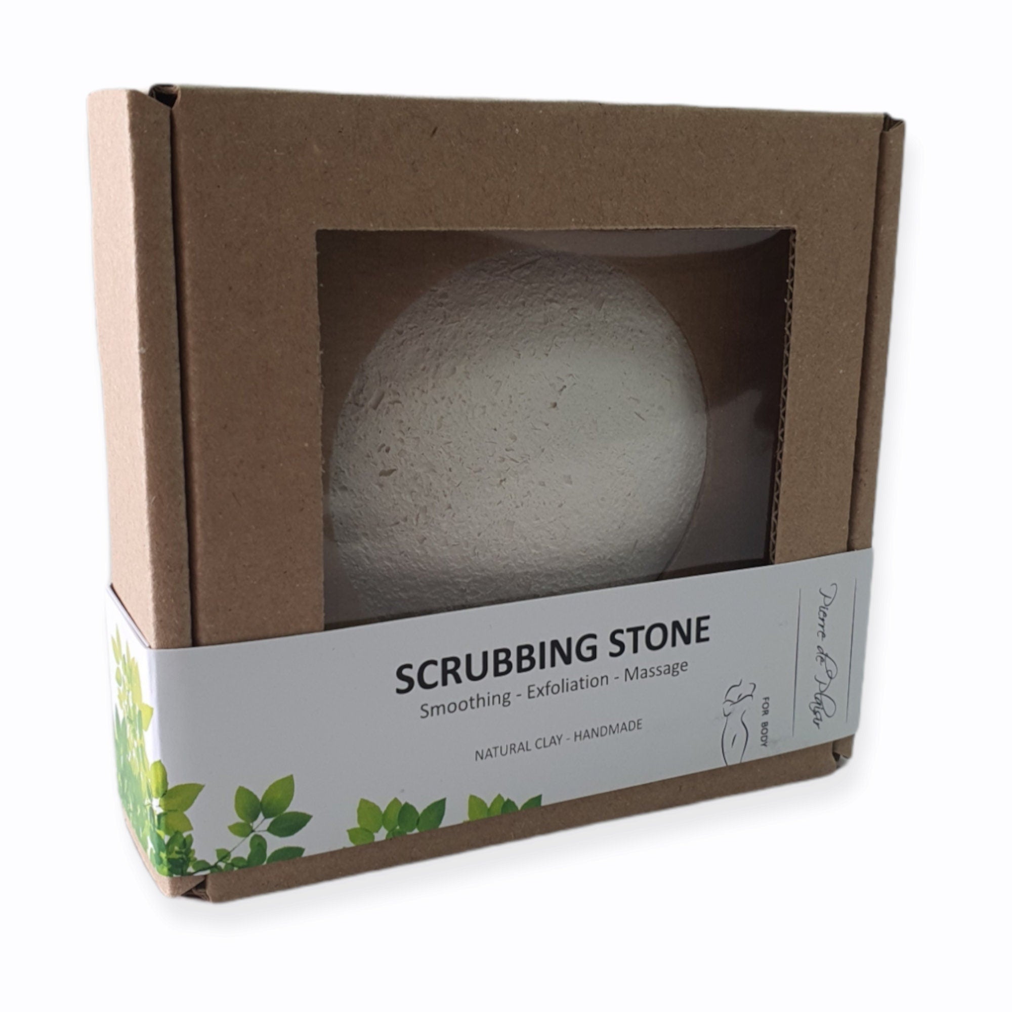Natural Scrubbing Stone for the Body White - 90g