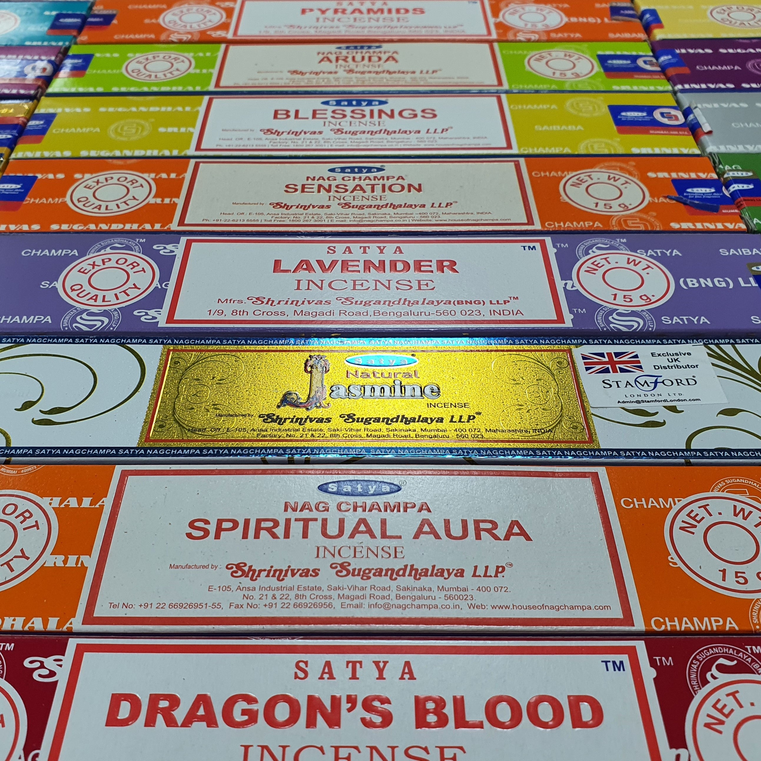 Satya Incense Sticks Choice of 82