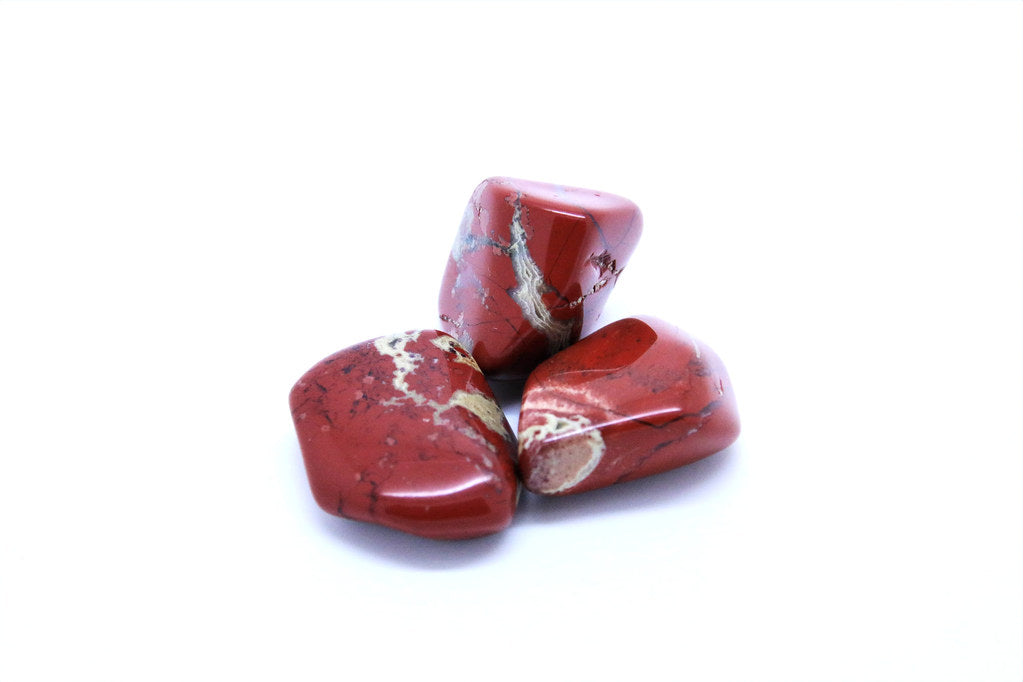 Red Jasper withbands and/or swirls of white. Named after Van Gogh's Starry Night Painting