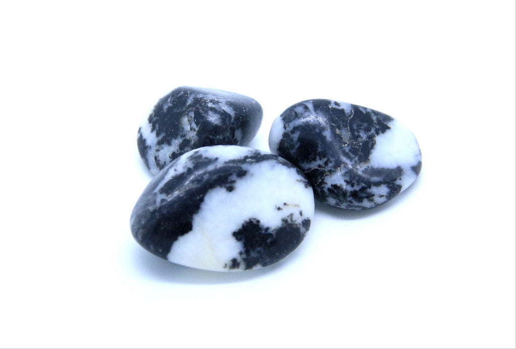 Also Known, more correctlyas zebra jasper, contrasting black and white colours