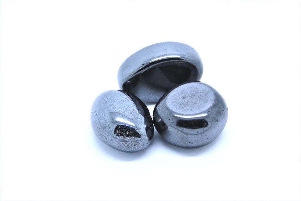 Iron III oxide - silver to steel grey coloured metal ore