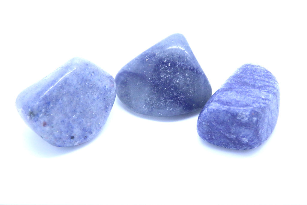 Quartz containing dumortierite, a blue/indigo colour. Bands of blue with grey/colourless quartz