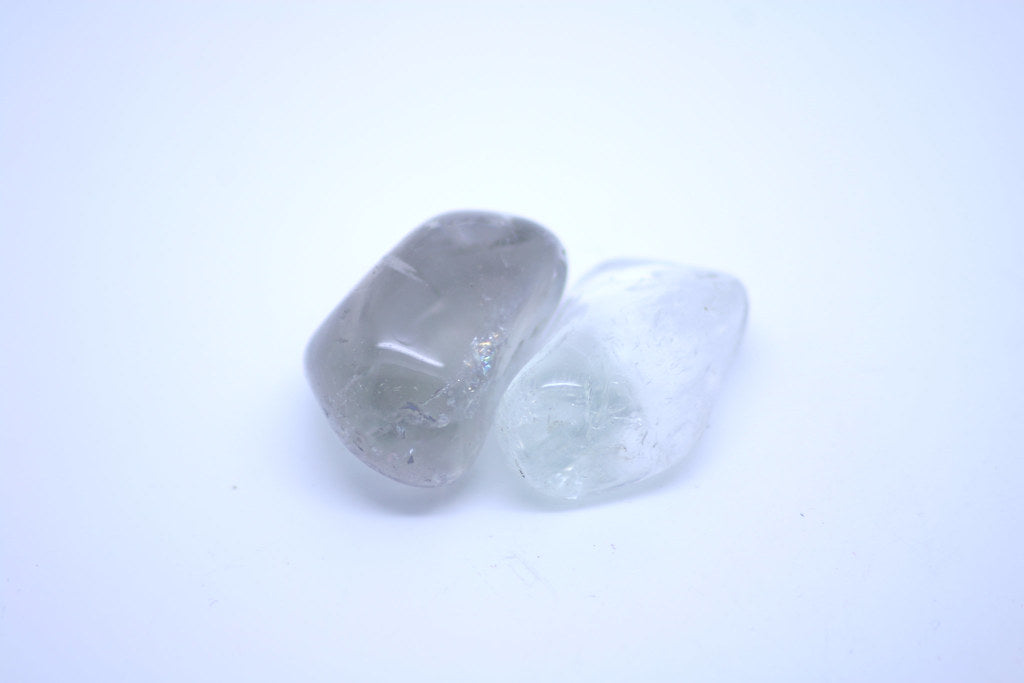 Transparent crystal with a green hue. Lower grade or irradiated amethyst is usually opaque green with possible banding