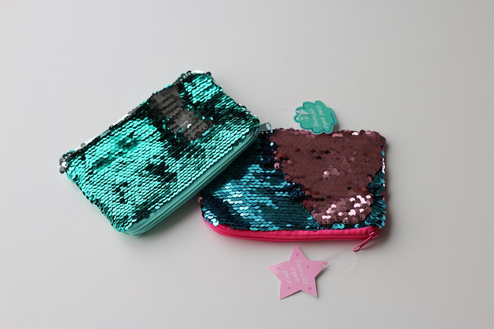 Mermaid Reversible Sequin Purse