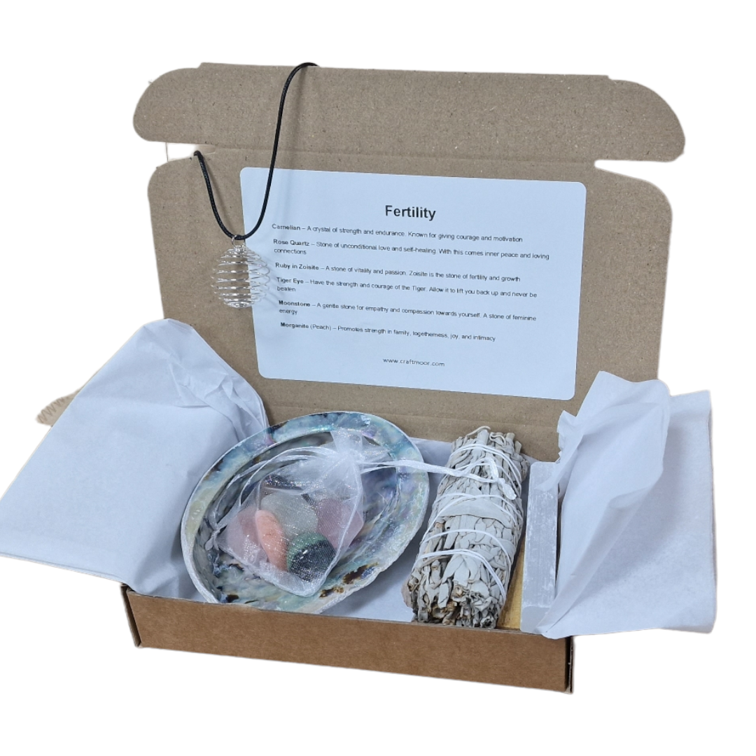 Fertility Crystal and Smudging Kit