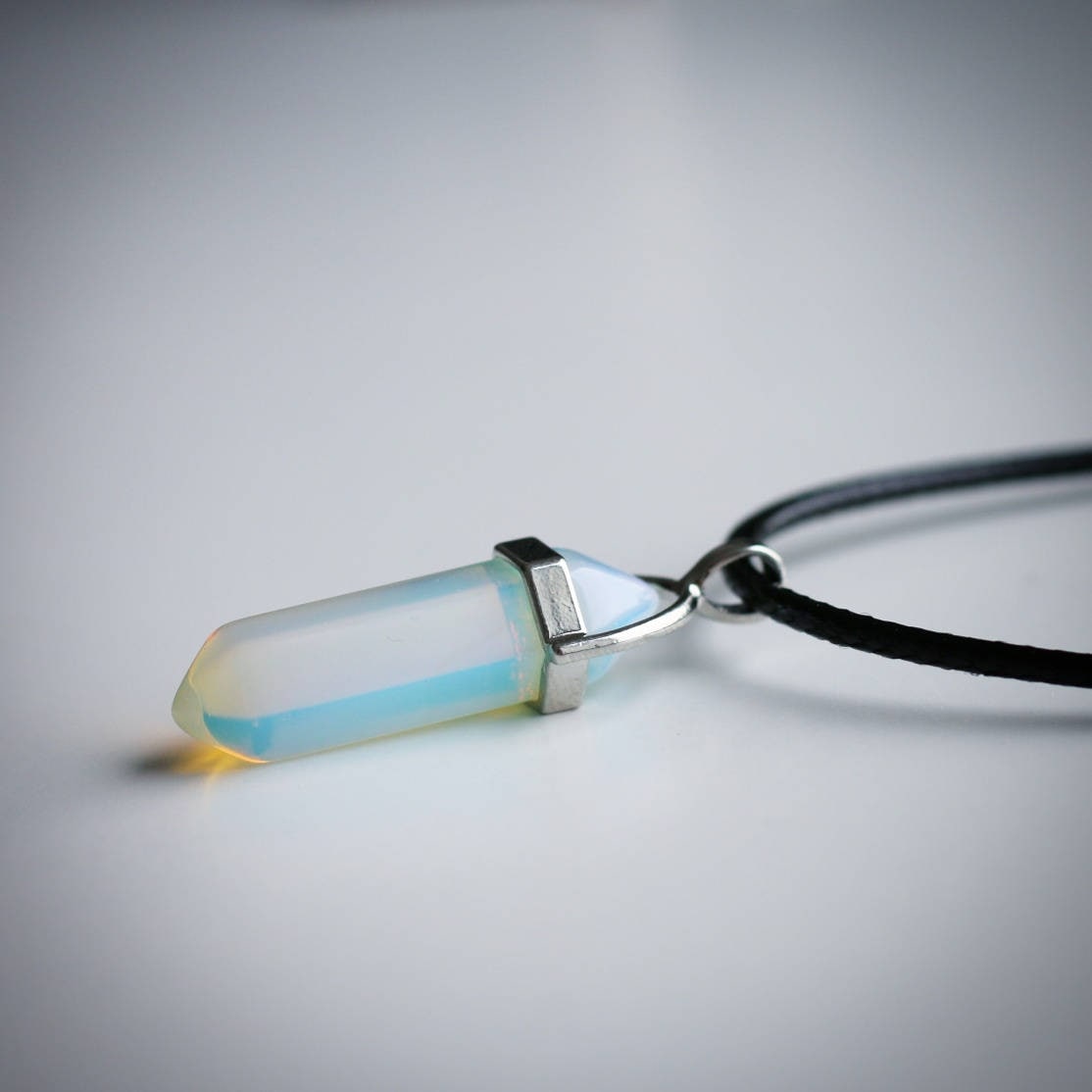 Opalite* (Angel Aura) Crystal Pendant Necklace