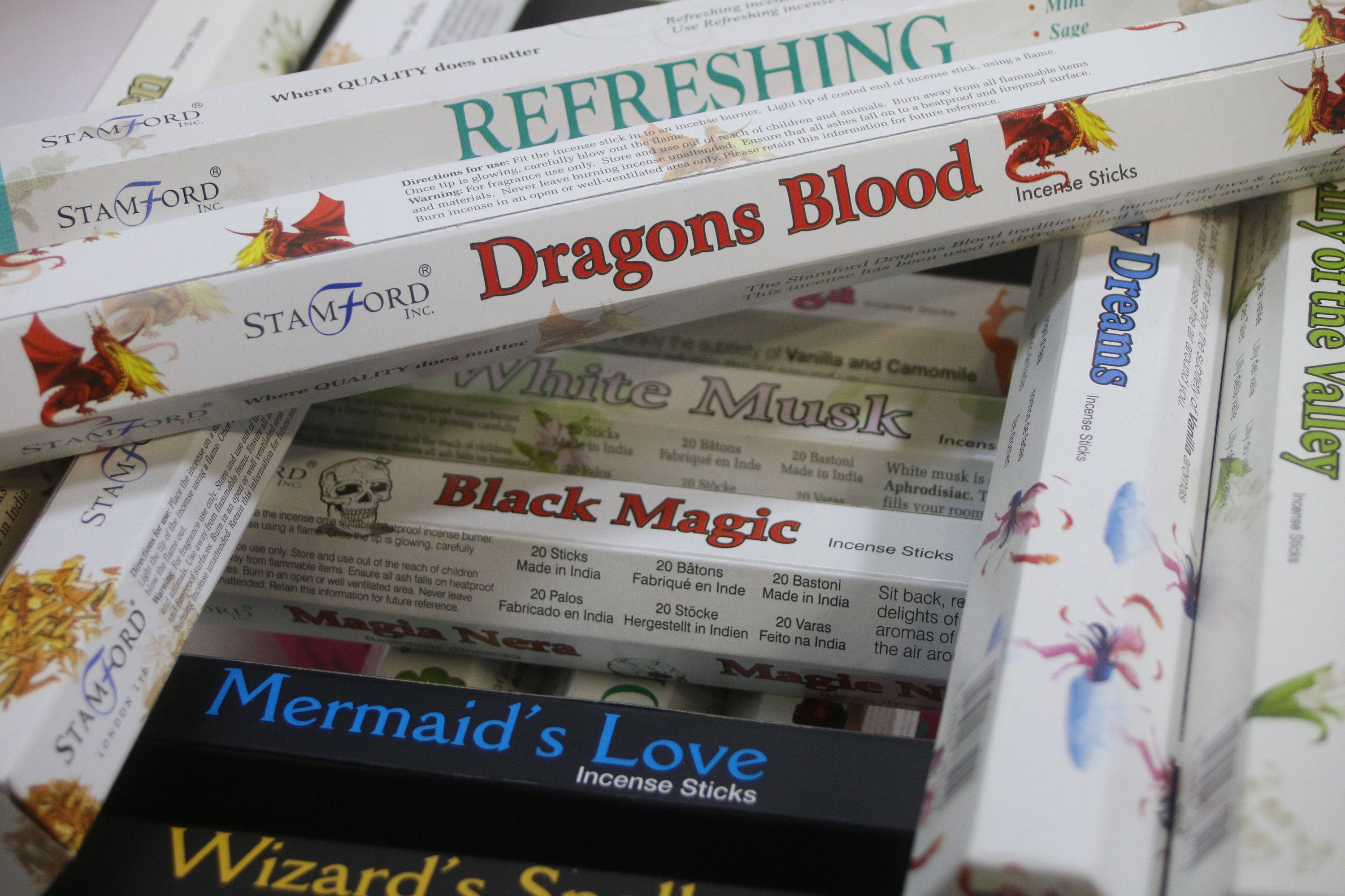 Stamford Incense Hex Sticks