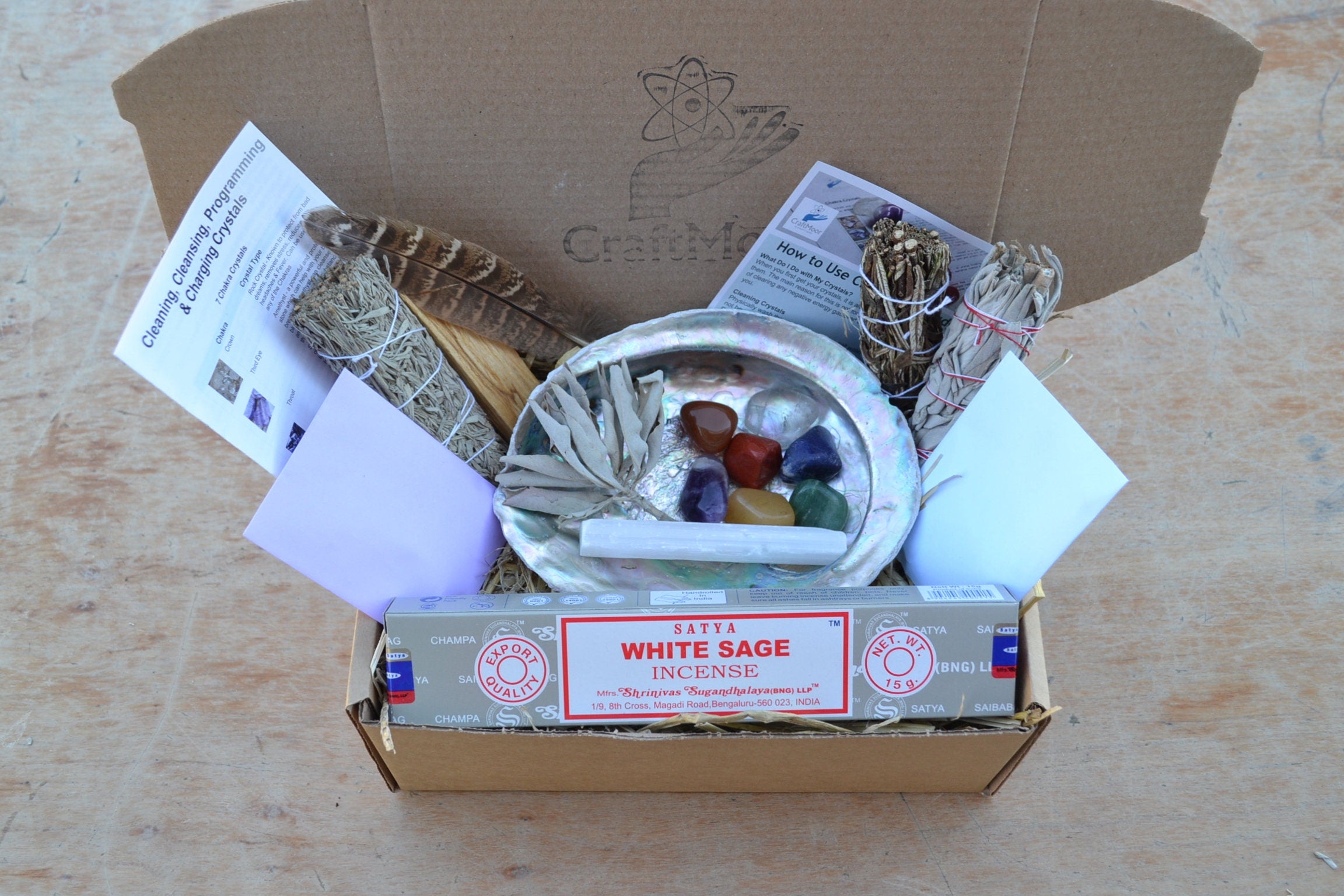 White Sage Smudge Stick ULTIMATE Kit