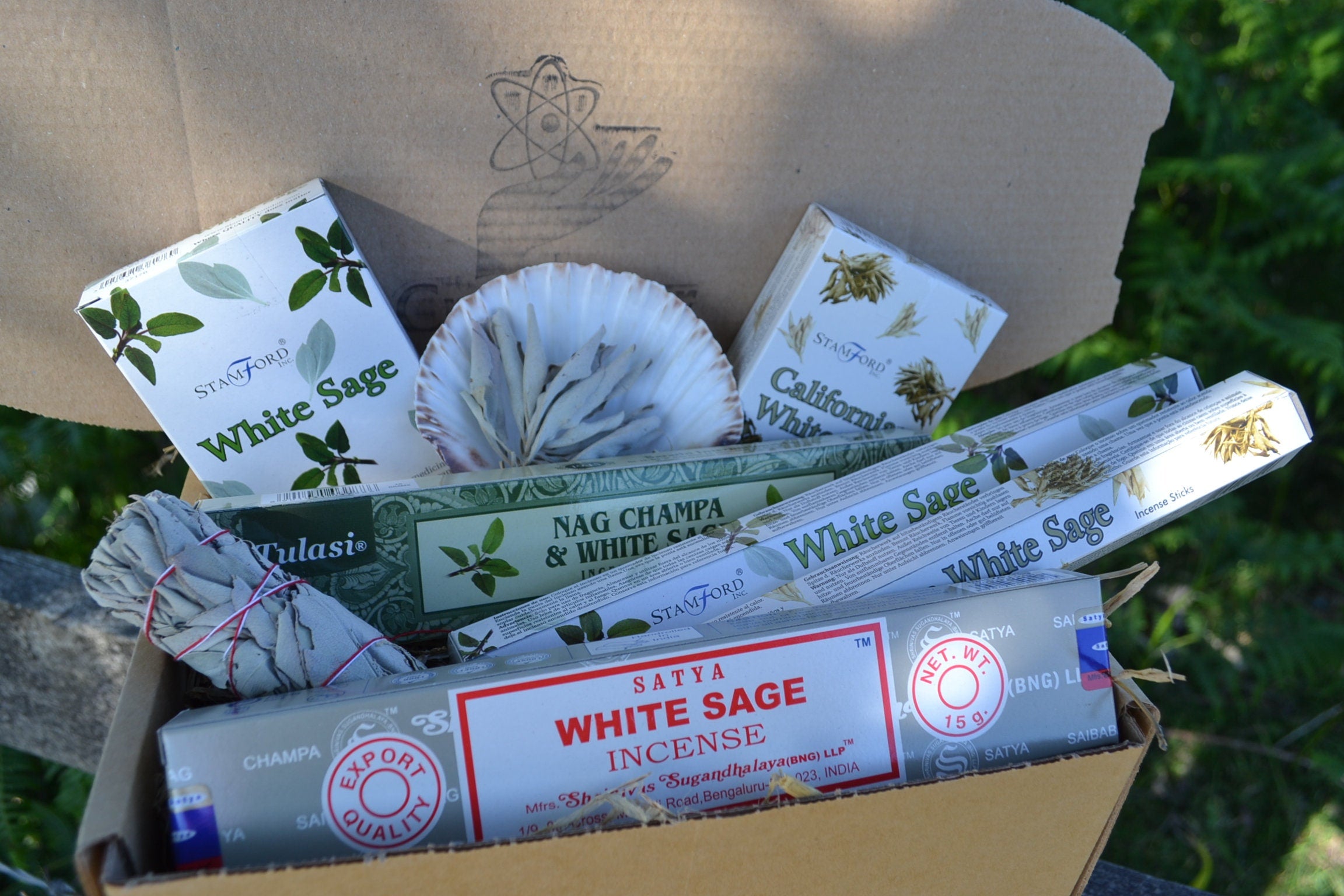 White Sage Incense & Smudge Selection Box