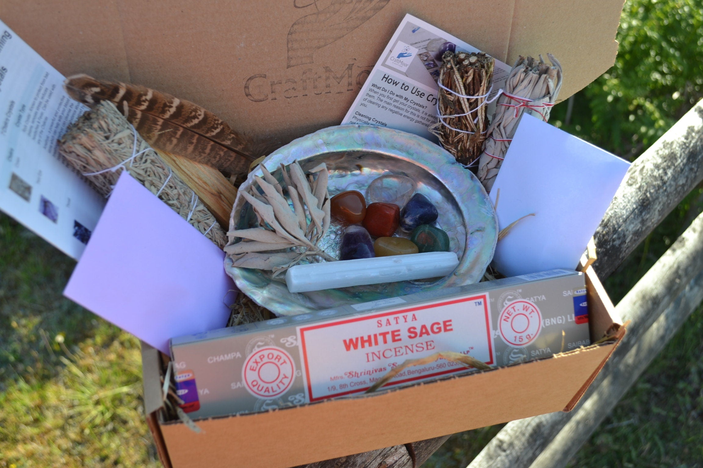 White Sage Smudge Stick ULTIMATE Kit