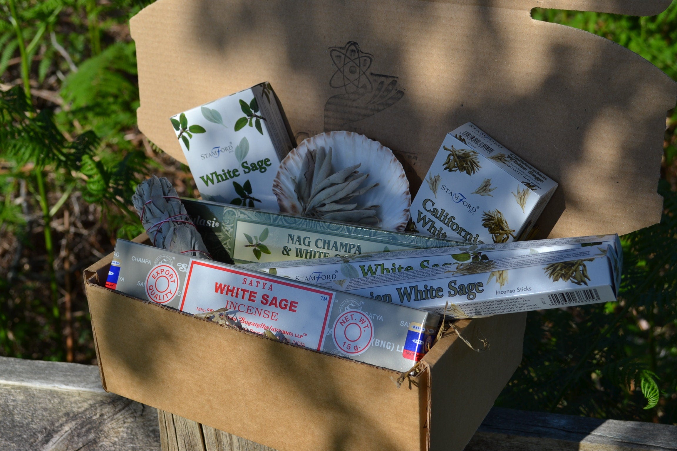 White Sage Incense & Smudge Selection Box