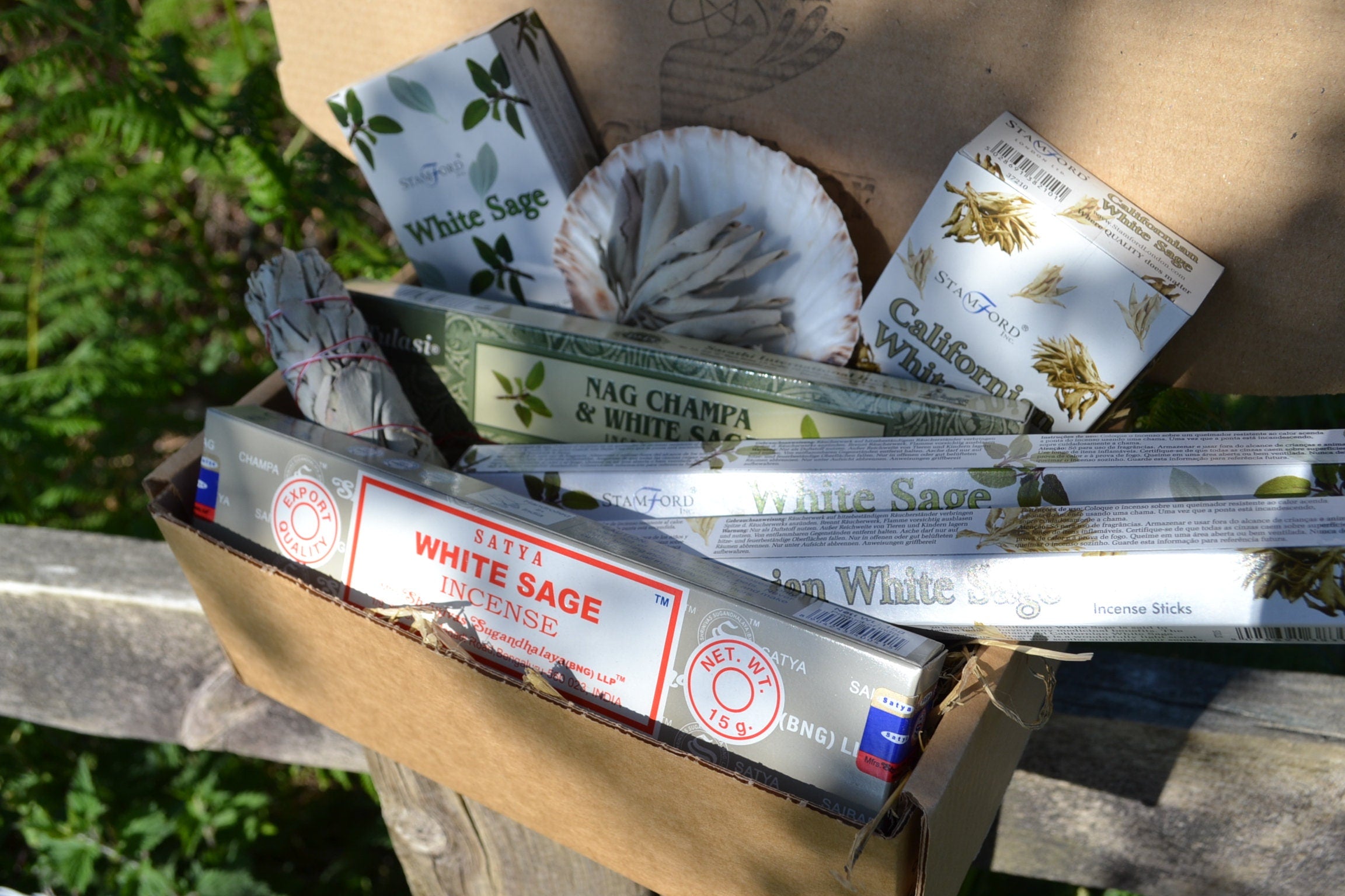 White Sage Incense & Smudge Selection Box