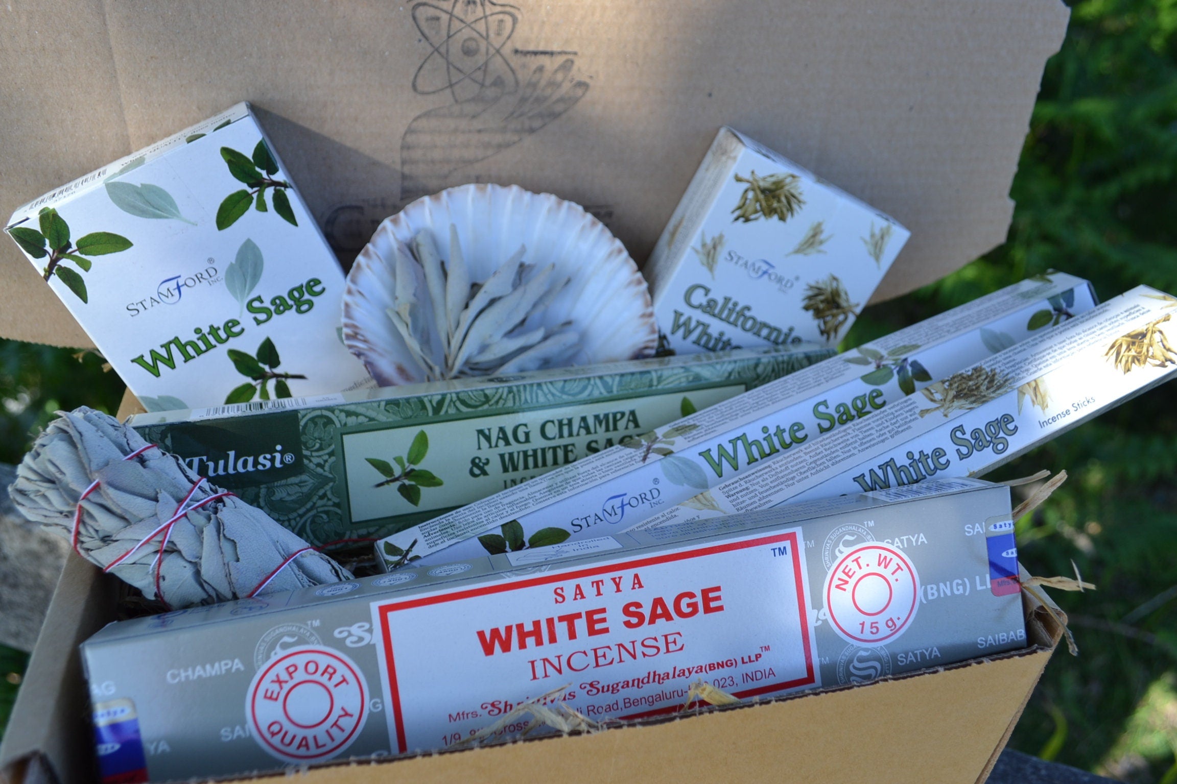 White Sage Incense & Smudge Selection Box