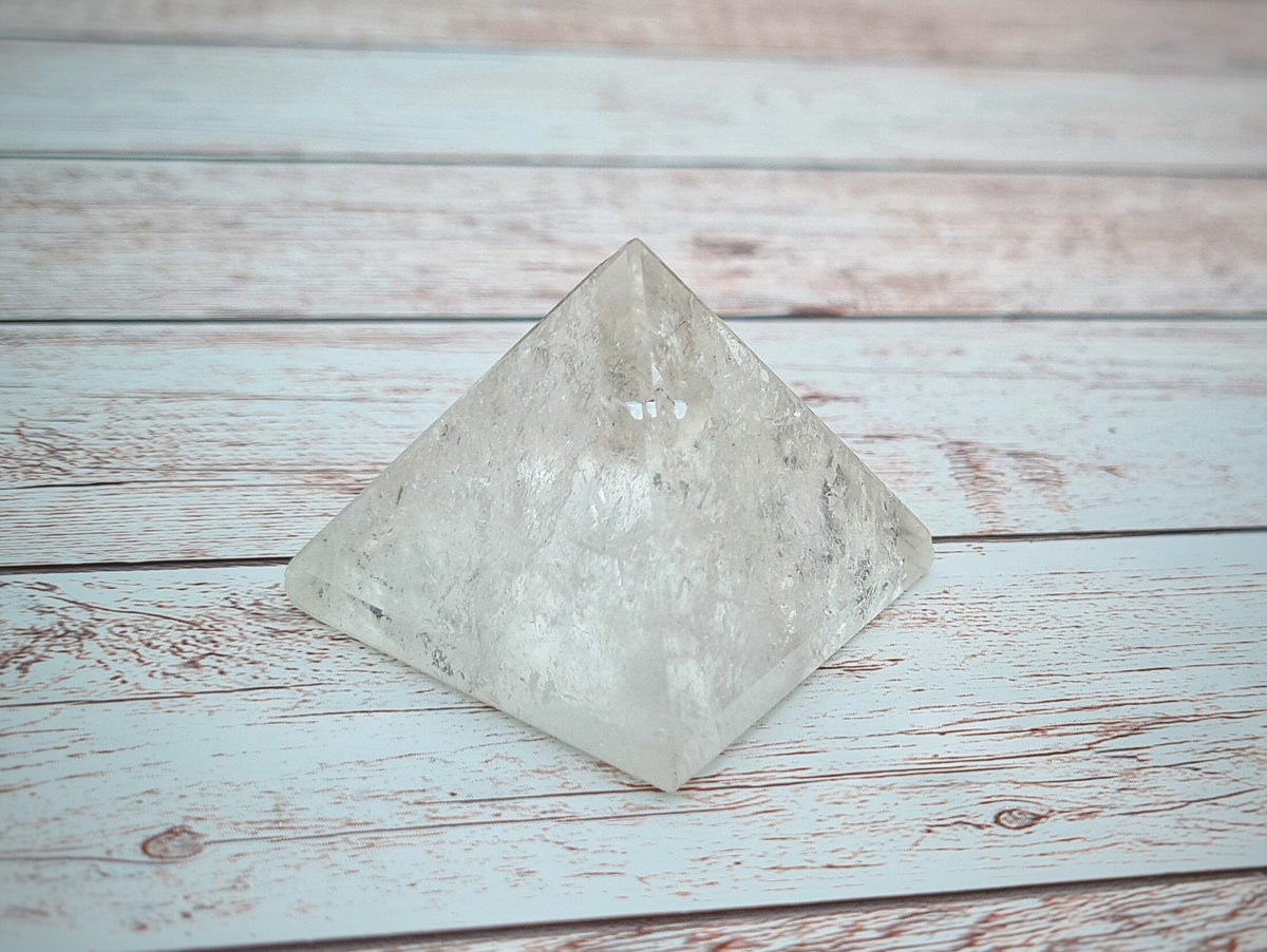 Clear Quartz Pyramid | Shaped Healing Crystal