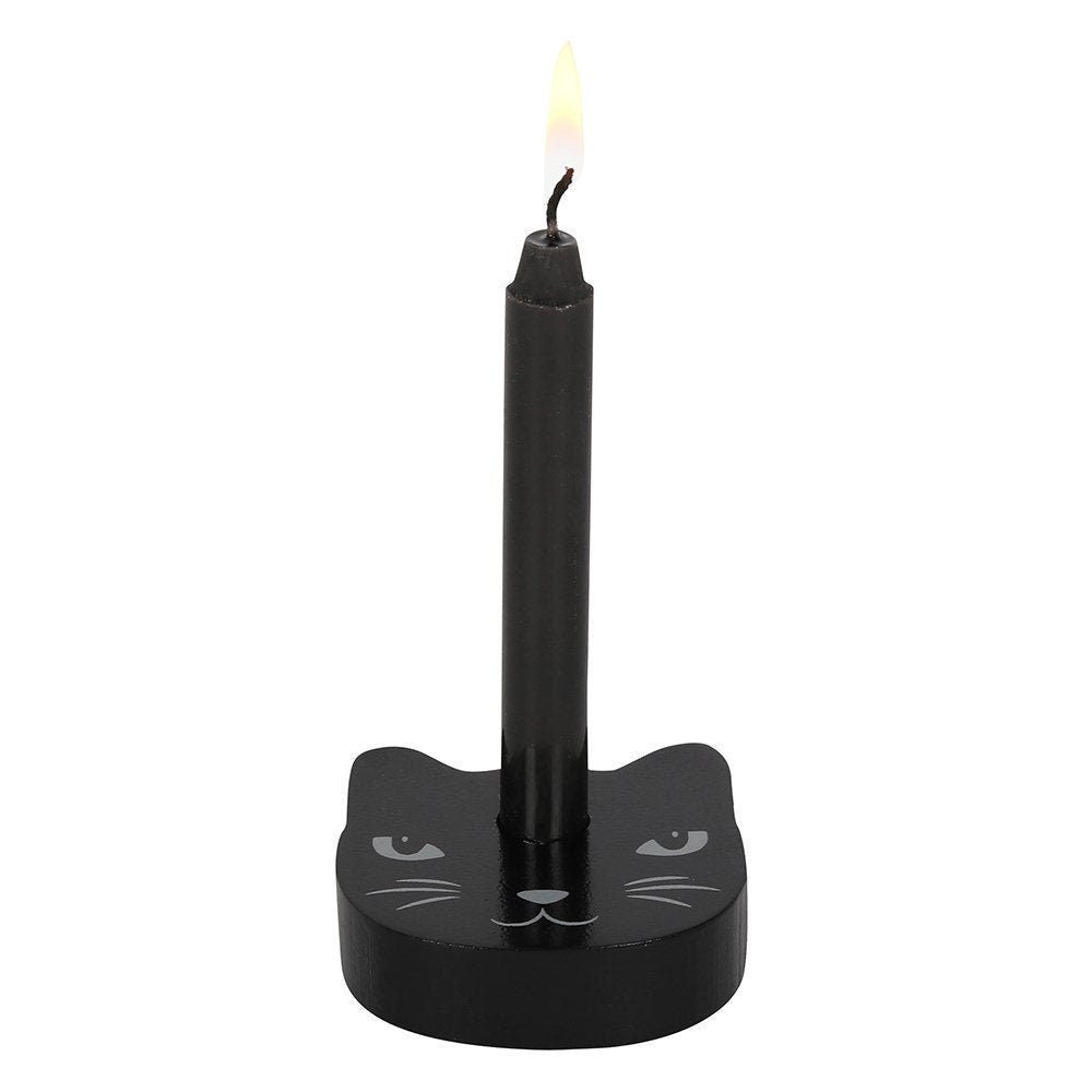 Cat Spell Candle Holder