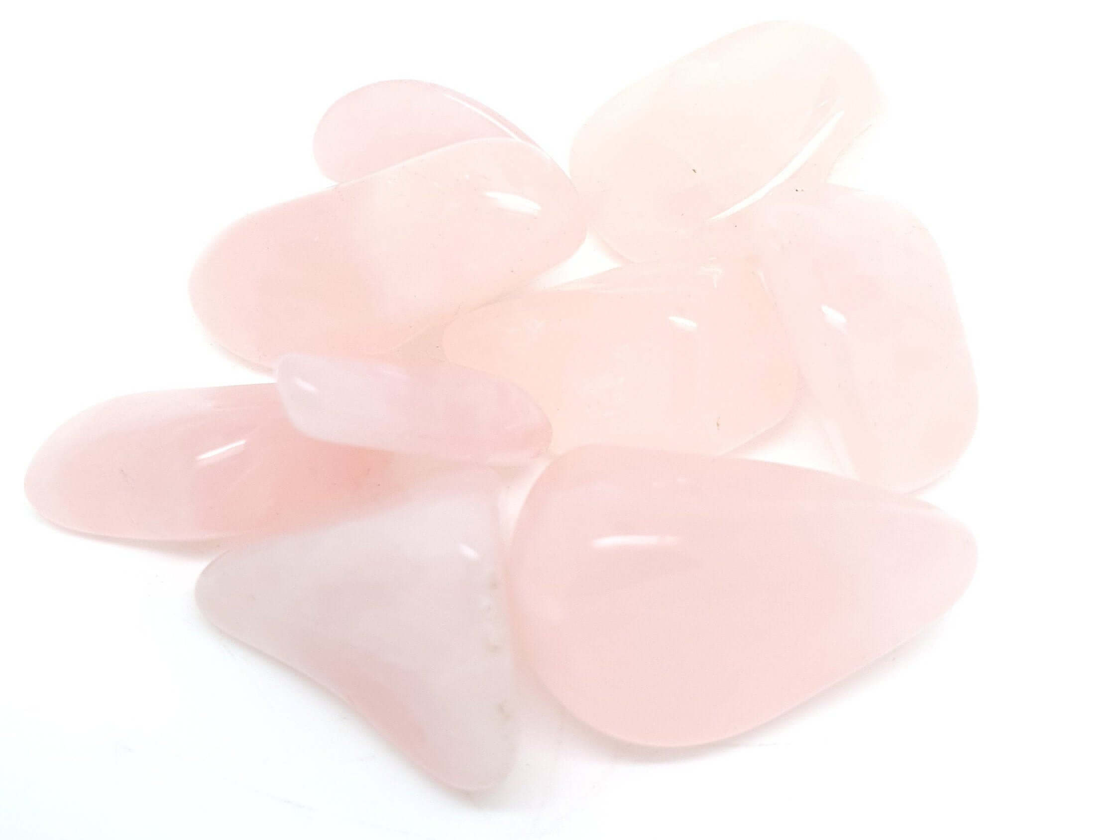 Rose Quartz 15-30mm Crystals(100g pack) tumble stones - semi precious crystals - crystal healing, reiki, minerals polished healing crystals.