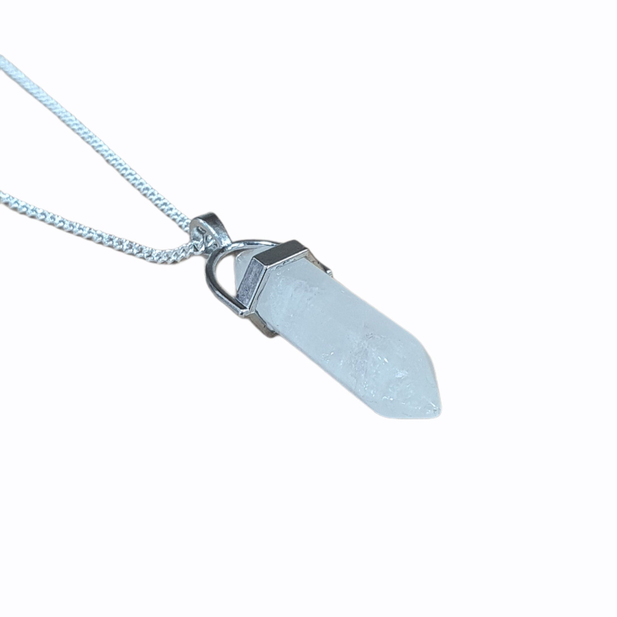 Quartz Crystal Pendant Necklace