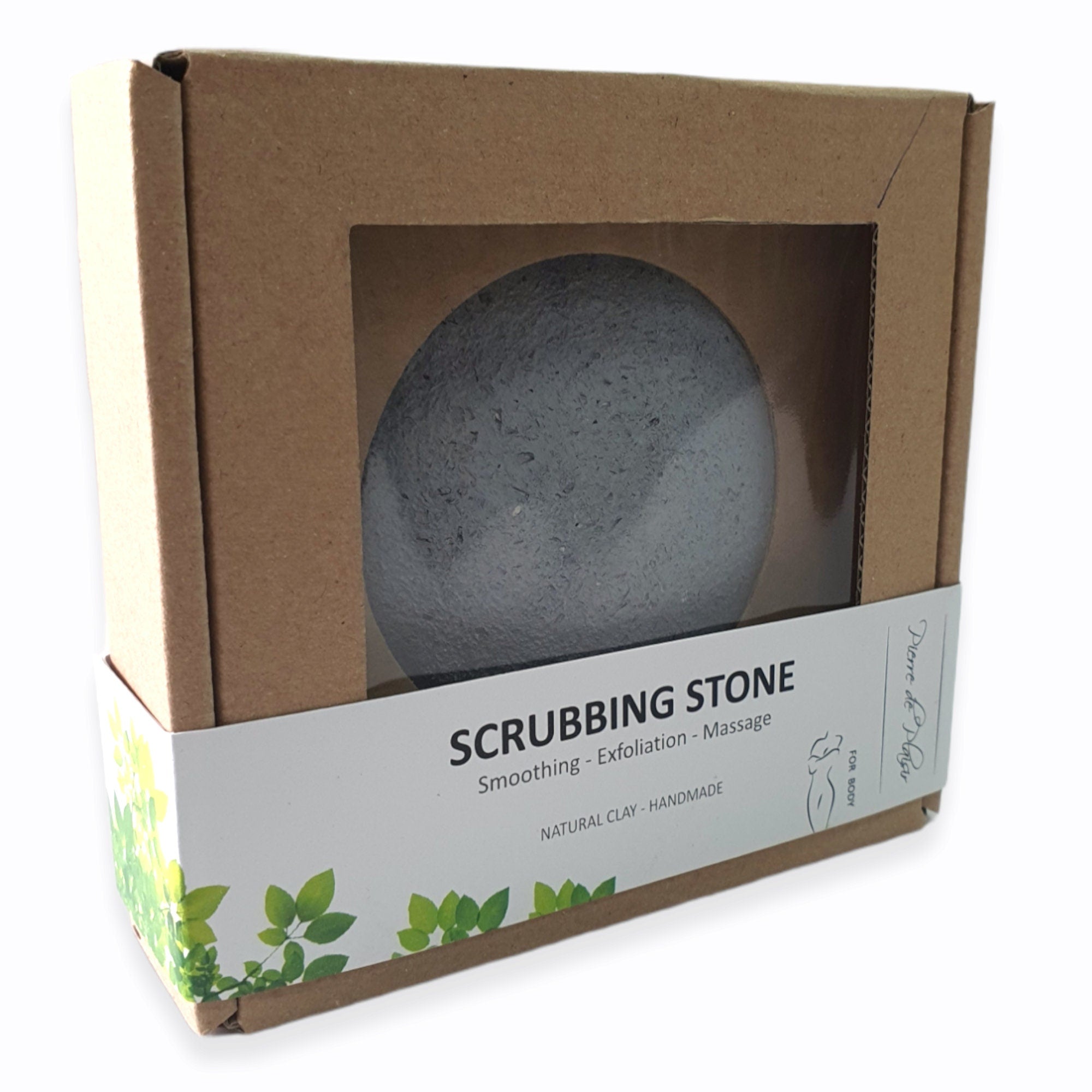 Natural Scrubbing Stone for the Body Grey - 90g